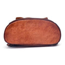 Mochila de Couro Feminina Retrô